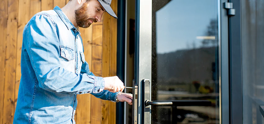 Frameless Glass Storefront Door Locks Replacement in Arcadia, CA